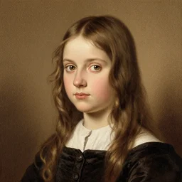 A decent young girl portrait by William Blake.