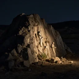 Bury the light, film still, photorealistic