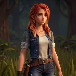 an insanely detailed realistic depiction of haley from stardew valley, in the style of peter mohrbacher, artgerm, dramatic lighting and composition, octane render, trending on artstation, concept art 8 k