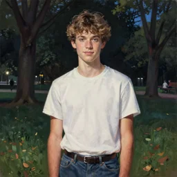 gigachad at the park, extreme fine detail background, night, highly detailed, high quality, digital painting, hyperrealistic, by gaston bussiere, j. c. leyendecker, craig mullins