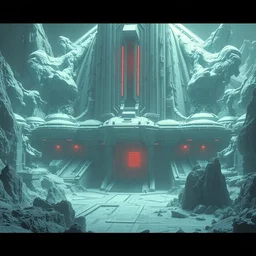 generative art, sci - fi, highly detailed, 3 d octane render, high contrast, minimalistic by paul lehr and ralph mcquarrie