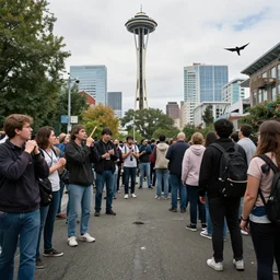 a strange shocking puzzling incident that will occur on september 1 st 2 0 2 2 in seattle, which will draw crowds of gawkers and be reported by international news.