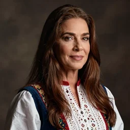 george lopez pentecostal long hair traditional female conservative clothes face of george lopez brown hair
