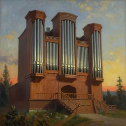 vast pipe organ landscape by anders zorn, wonderful masterpiece by greg rutkowski, beautiful cinematic light, by greg manchess, jessica rossier