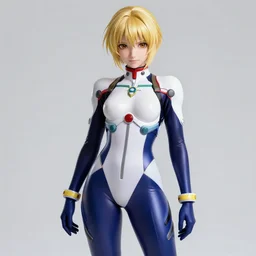 beautiful image of saber from fate / stay night in a thight plugsuit from evangelion, high quality, highly detailed, 4 k, drawn by wwpgi