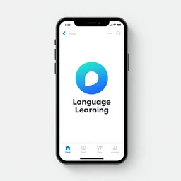 the logo of a modern language-learning app