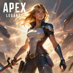 Bryce Dallas Howard  as an Apex Legends character digital illustration portrait design by, Mark Brooks and Brad Kunkle detailed, gorgeous lighting, wide angle action dynamic portrait