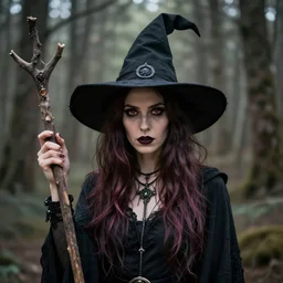 portrait of ecclectic witch