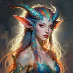 a portrait of a beautiful elegant elemental entity, backlit, strong rim light, highly detailed, digital painting, HDRI, by Alvaro Castagnet, Casey Weldon, Peter Mohrbacher, Dan Mumford, Artgerm, Andreas Rocha, vivid colors, high contrast, 8k resolution, intricate, photorealistic, smooth