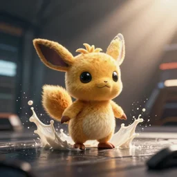 jigglypuff! in Gears of War, splash art, movie still, cinematic lighting, dramatic, octane render, long lens, shallow depth of field, bokeh, anamorphic lens flare, 8k, hyper detailed, 35mm film grain