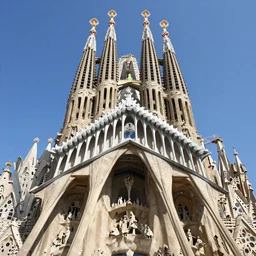 wide angle photograph of la sagrada familia completely finished in 2 0 2 6, inauguration, barcelona, gaudi,, canon eos 5 d