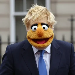 boris johnson as a muppet