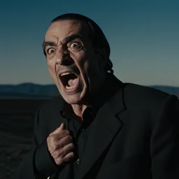 fragment of screaming movement, film still from the movie directed by denis villeneuve with art direction by salvador dali, wide lens
