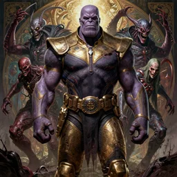the platonic ideal of titanfall 2 of cletus kasady ultimate carnage thanos dementor doctor manhattan chtulu nazgul, detailed, intricate, hyperrealism, intense, scary, decay, dmt, art by brock hofer and artgerm and greg rutkowski and alphonse mucha