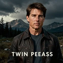 Twin Peaks artwork of Tom Cruise by George Pratt