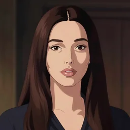 portrait of monica bellucci, clean cel shaded, outlines, behance hd by lois van baarle, artgerm, helen huang, by makoto shinkai and ilya kuvshinov, rossdraws, illustration