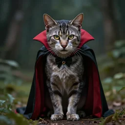 a vampire - cat - hybrid, animal photography, wildlife photo