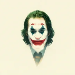 minimalist movie poster, willem dafoe! joker, minimalism, fanart, retro