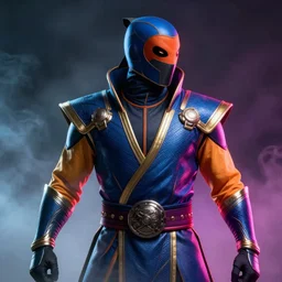 a highly detailed portrait of sub zero mortal kombat, photorealistic, cinematic lighting, high detail, vivid colors, unreal engine, octane render, art by noriyoshi ohrai artstation, character art by bungie studios, fog volumes, vivid color glow, post processing, cgsociety
