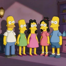 the cast of friends in the simpsons
