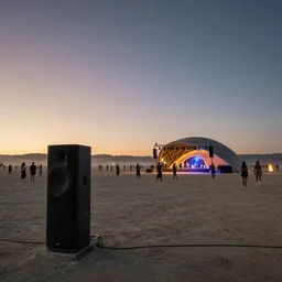 dancefloor kismet, revellers, front left speaker, burningman, night, the australian desert, zaha hadid, xf iq 4, 1 5 0 mp, 5 0 mm, f 1. 4, iso 2 0 0, 1 / 1 6 0 s, dawn, golden ratio, rule of thirds