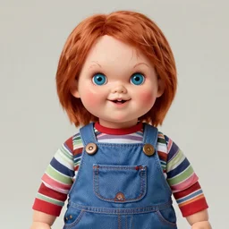 a really cute version of the doll chucky
