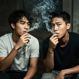 joint smoking ape