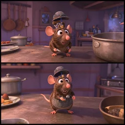 security camera footage of disney pixar ratatouille kitchen
