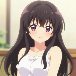 beautiful pretty pure kawaii cute lovely innocent elegant hot nice sweet girly feminine long hair anime waifu sister girl Trending on Pixiv