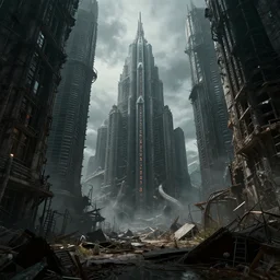 in a horrific abandoned H.R.Giger city , 8k, HDR, award-winning, trending on, artstation, smooth, sharp focus, super resolution,  cinematic, volumetric lighting, unreal engine 5