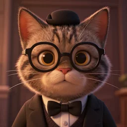 mr. pickpocket the cat | highly detailed | from the pixar film sneaky cats | very intricate | cinematic lighting | award - winning | closeup portrait | by donato giancola and mandy jurgens and charlie bowater | featured on artstation