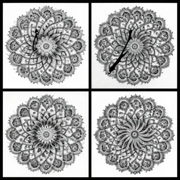 four way symmetry!! fractals word esher