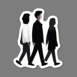 minimalist sticker art for a wandering mind, vector art, victo ngai, kilian eng, lois van baarle, behance