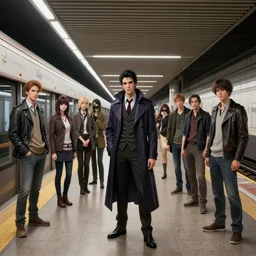 a metro station with vampires, realistic, extremely detailed, sharp focus, wide view, smooth, digital illustration, octane render, unreal engine 6, ray tracing, by james jean, by rossdraws, by frank franzzeta, by mcbess, by sakimichan, by brosmin, by danton fadeev, by steve simpson