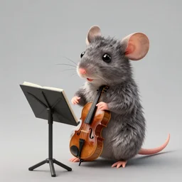 An adorable whimsical mouse conducting an orchestra, highly detailed, digital painting, artstation, concept art, smooth, sharp focus, studio light, by Phil and Kaja Foglio,