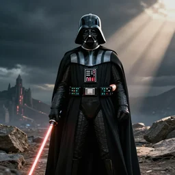 darth vader, film still from the pixar movie