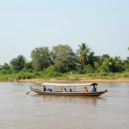 still color photo, nong khai thailand mekong river, 8 k, 1 5 0 mp,