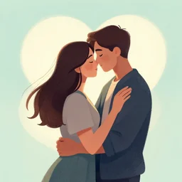 first love, illustrated, concept art, behance, artstation, 4 k, 8 k