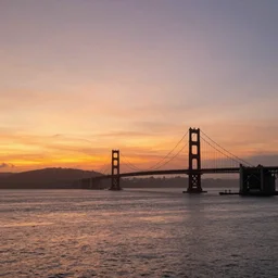 a beautiful sunrise over the san francisco bay area, 8 k digital art, various artists,