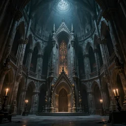 baleful arcane monastery evil lurking in every corner, but revenge demolishes the edifice 8k resolution,