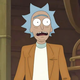 rick sanchez portrait as a dnd character fantasy art.