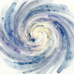 a watercolor of a vortex