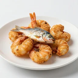 young's breaded scampi with a dead fish inside