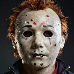 jason voorhees, hyper realistic face, horror, fantasy art, in the style of greg rutkowski, intricate, hyper detailed