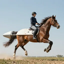 a spaceship made for a horse