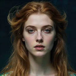 prophecy of mermaid queen, portrait of a beautiful woman, high detail, face, by gaston bussiere, bayard wu, greg rutkowski, auguste bourotte, maxim verehin, bastien deharme, masterpiece, sharp focus, cinematic lightning
