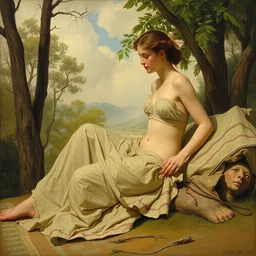 a painting by edgar maxence