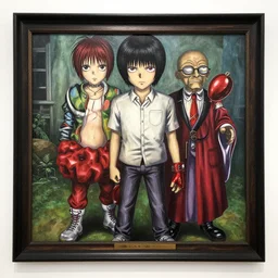 artwork by junji ito and jeff koons