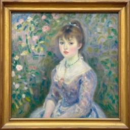 a beautiful painting by renoir