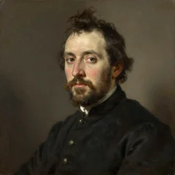 a beautifully painted portrait of Claude Speed by Rembrandt